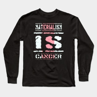 quotes material value Long Sleeve T-Shirt